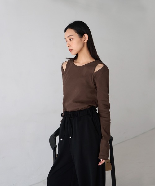 tシャツ チェック柄ベアトップ+Tシャツレイヤード風トップス レディース 楽天市場】Tシャツ トップス プルオーバー レディース 半袖