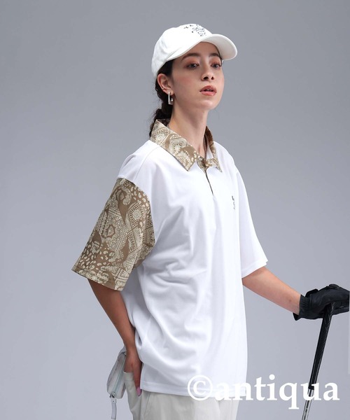 FR2GOLF ペイズリー ポロシャツ　サイズS 店舗限定　レディース fr2golf 限定 ペイズリー柄 レディース ゴルフウェア fr2 S