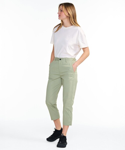 エーグル（AIGLE）/COOLMAX 接触冷感 速乾 ドライレギュラーフィットアンクル丈 ストレッチチノパンツ AIGLE（エーグル） チノパン COOLMAX 接触冷感 速乾 ドライレギュラー