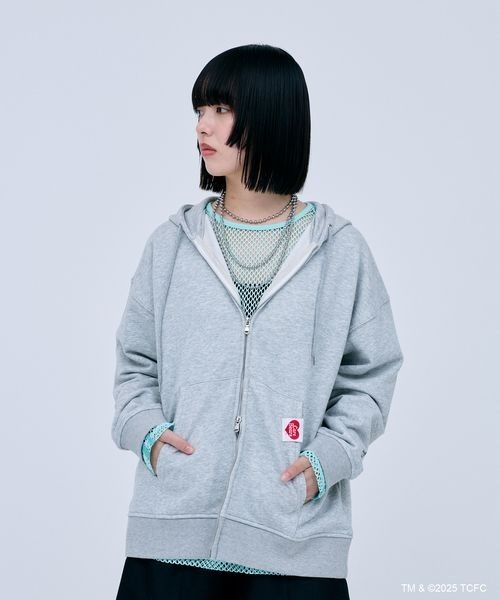 未使用級✨BEIGE, ベイジ　ジップアップフーディパーカー PAGEBOY パーカー 「ケアベア×PAGEBOY」シシュウZIPパーカー