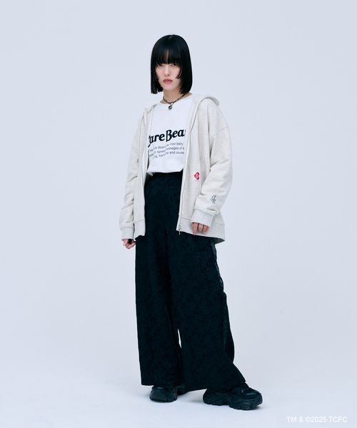 パーカー 「ケアベア×PAGEBOY」シシュウZIPパーカー レディース PAGEBOY パーカー 「ケアベア×PAGEBOY」シシュウZIPパーカー