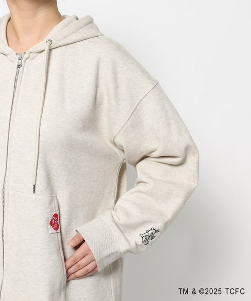 未使用級✨BEIGE, ベイジ　ジップアップフーディパーカー PAGEBOY パーカー 「ケアベア×PAGEBOY」シシュウZIPパーカー