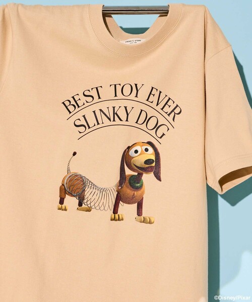 tシャツ 「TOYSTORY」 SLINKY/フロントプリントTシャツ/ トイ・ストーリー/スリンキー/Tシャツ レディース FREAK'S STORE tシャツ 「TOYSTORY」 SLINKY/フロントプリントT