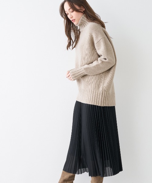 「MICA&DEAL」 タートルネックニット FREE ミント レディース_画像4