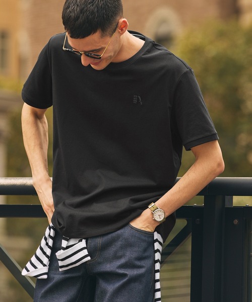AIGLE tシャツ 「EC限定」AIGLE 抗菌防臭 吸水速乾 1853刺繍ロゴ