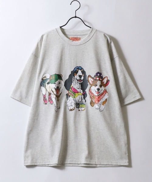 SITRY（シトリー） tシャツ 2026SS新柄追加 Dog Print T-Shirt/犬