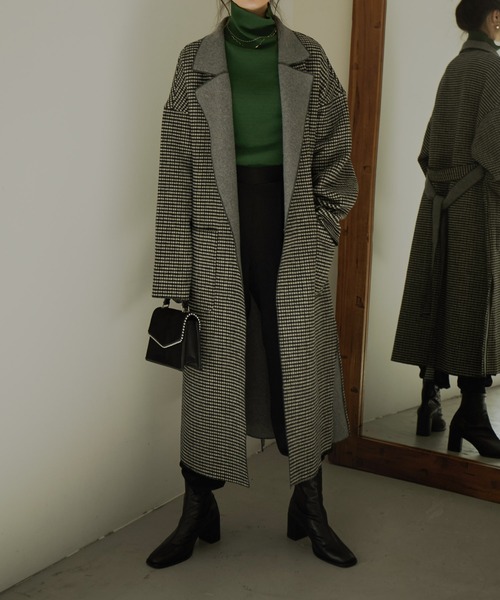 「Fashion Letter」 チェスターコート M ブラック レディース_画像3