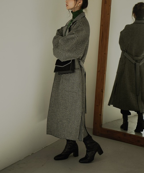 「Fashion Letter」 チェスターコート M ブラック レディース_画像5