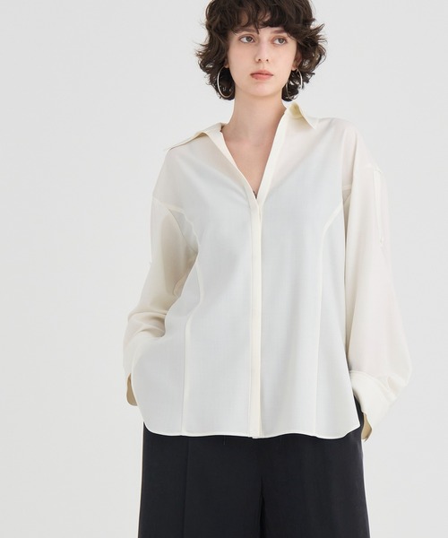 RITAN ブラウス シャツ 「RITAN/リタン」Back Design Skipper