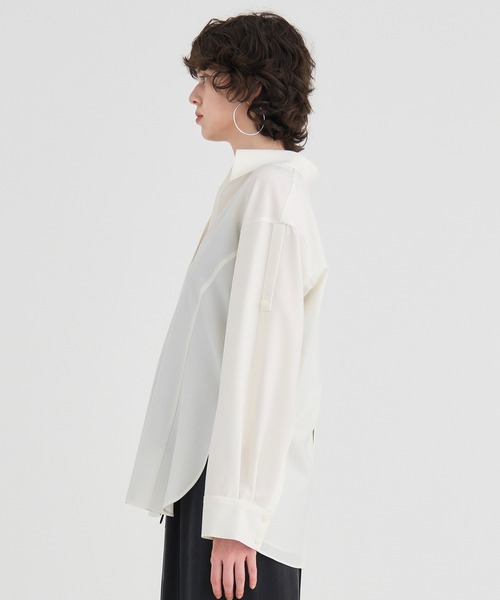 ブラウス シャツ SKIPPER BLOUSE レディース SLY | SHIRRING SKIPPER RIBBON シャツ (シャツ・ブラウス