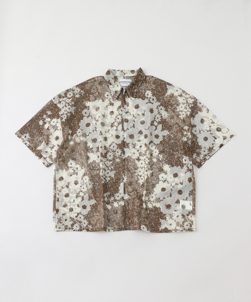 トップス NOMA t.d. NOMA T.D. | FLORAL MESH ZIP BLOUSON