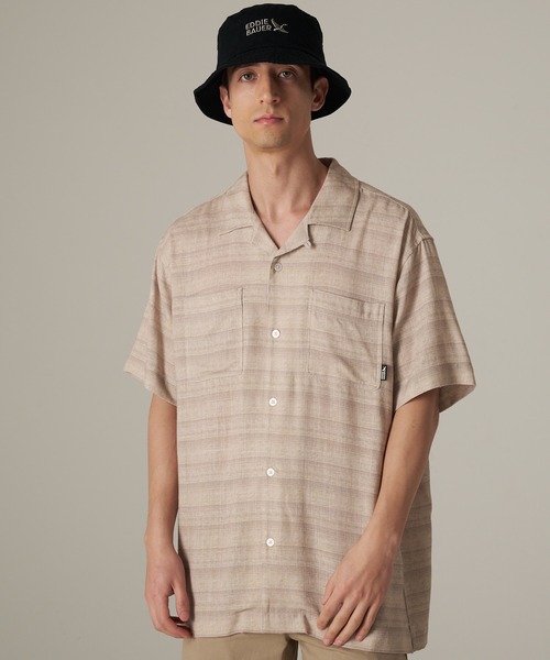 Eddie Bauer（エディーバウアー） シャツ レーヨンリネン キャンプ
