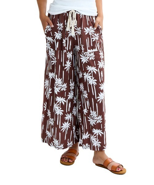 新品♪BILLABONG☆ベージュ総柄パンツ OUTLET】BILLABONG レディース 【SURF CAPSULE】 【Shino's
