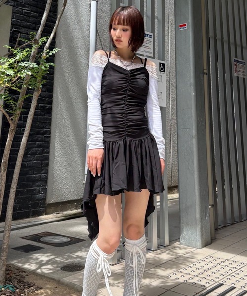 ODD ONE OUT（オッドワンアウト） ワンピース 「ODDONEOUT」Shirring