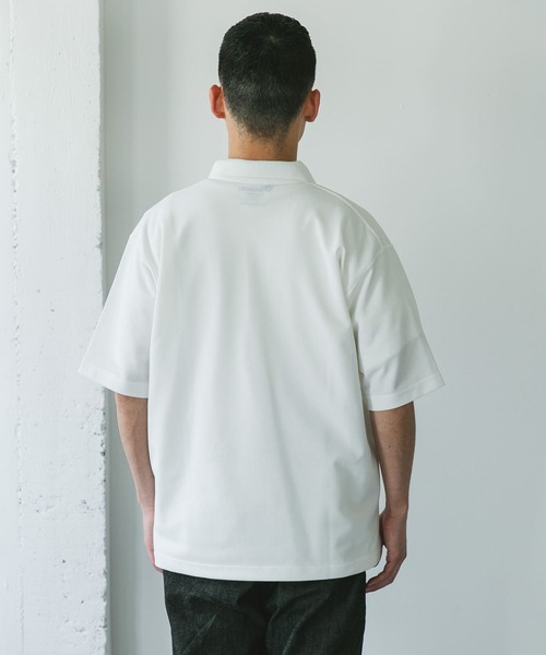 ★未使用★ SHIPS セミワイド カノコ ポロシャツ シップス XL ホワイト URBAN RESEARCH DOORS ポロシャツ 「XLサイズ/WEB限定」「吸水速