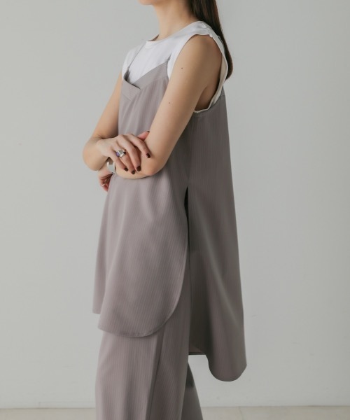 familiar ♡ ストライプ チュニック CIEL'AIR チュニック STRIPED CAMI TUNIC（ストライプキャミ