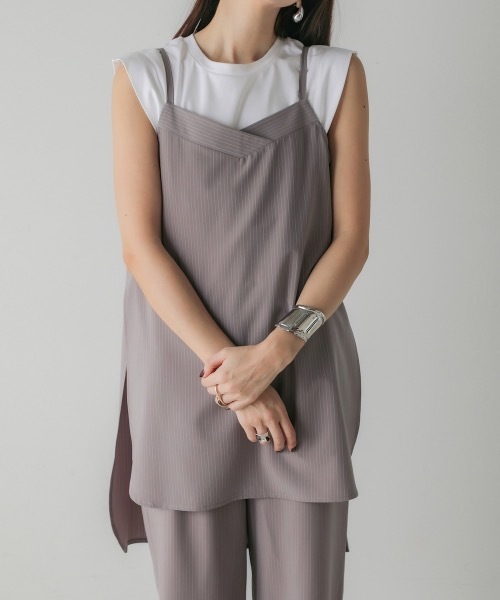 CIEL'AIR チュニック STRIPED CAMI TUNIC（ストライプキャミ