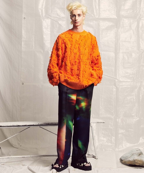 MAISON SPECIAL（メゾンスペシャル） 長袖ニット 1 ブラック メンズ