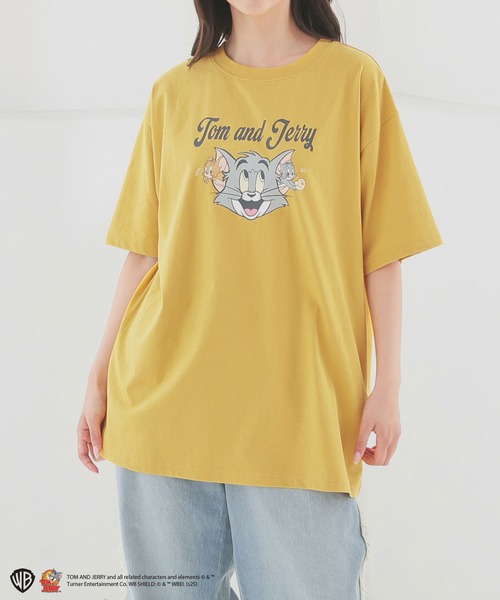 Honeys（ハニーズ） tシャツ トムとジェリー／ゆるT レディース
