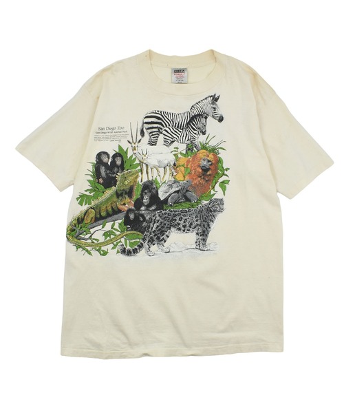 VINTAGE tシャツ 「USED」80's ONITA “San Diego Zoo” アニマル T