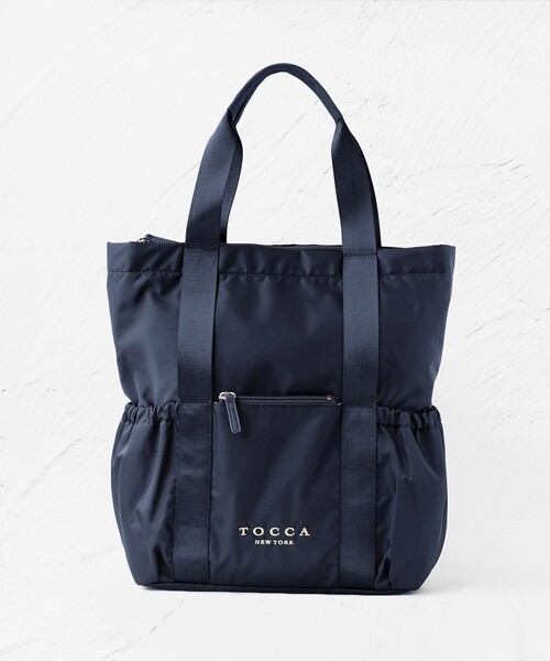 新品☆TOCCA ネイビー リボン柄 マザーズバッグ Fサイズ 2025年最新】TOCCA レディース マザーズバッグの人気アイテム