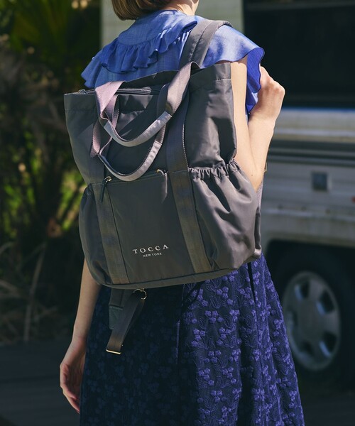 TOCCA 「TOCCA」 リュック F ネイビー レディース : ZOZOTOWN