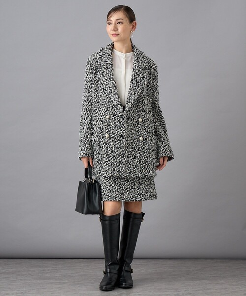 アナイ　コート　38 ANAYI（アナイ） チェスターコート 38 ブラック レディース : ZOZOTOWN