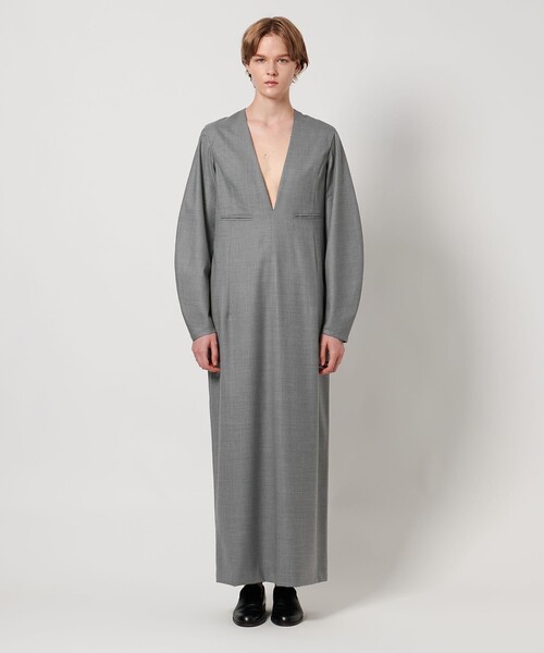 LOEFF（ロエフ） ワンピース 「LOEFF」W TORO Vネック ドレス