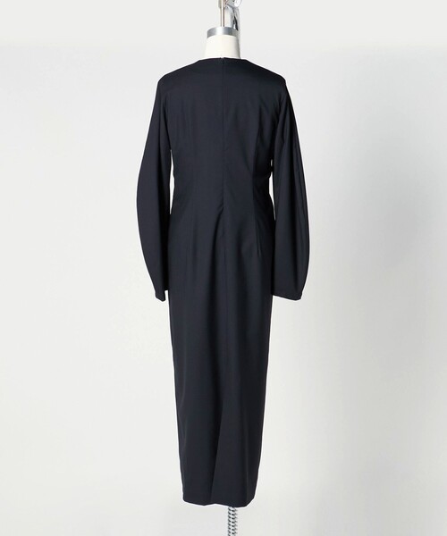 LOEFF（ロエフ） ワンピース 「LOEFF」W TORO Vネック ドレス