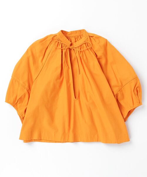 「BEAUTY&YOUTH UNITED ARROWS」 7分袖ブラウス FREE オレンジ レディース