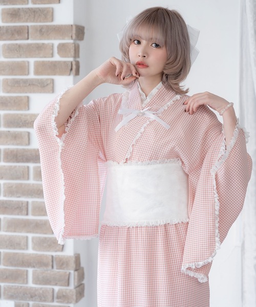 Dear My Love 総レースガーリーセパレート浴衣 総レースセットアップセパレート浴衣 – レディースファッション