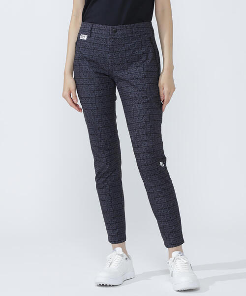 PEARLY GATES（パーリーゲイツ） パンツ 「PEARLY GATES」ロゴ組織柄