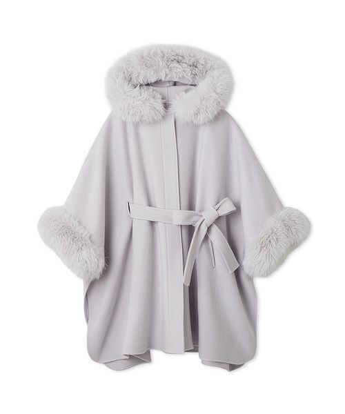 CELFORD　ファーポンチョ CELFORD ポンチョ ファーポンチョコート レディース : ZOZOTOWN