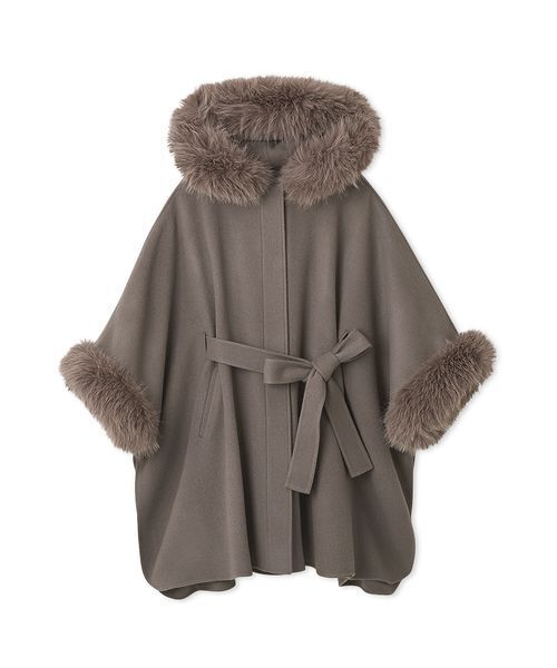 セルフォード　ポンチョコート CELFORD｜ファーポンチョコート | Rakuten Fashion(楽天