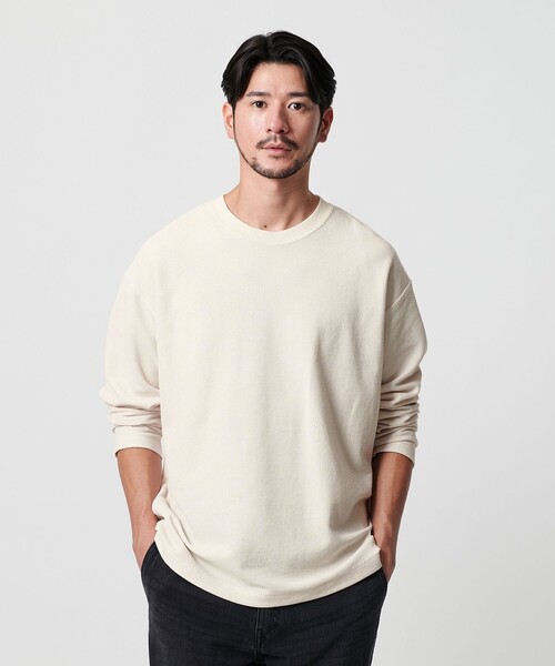 tシャツ 「WEB限定 WARDROBE SMART」エアリー カノコ  カットソー 抗菌防臭 メンズ | BEAUTY＆YOUTH UNITED ARROWS | 01