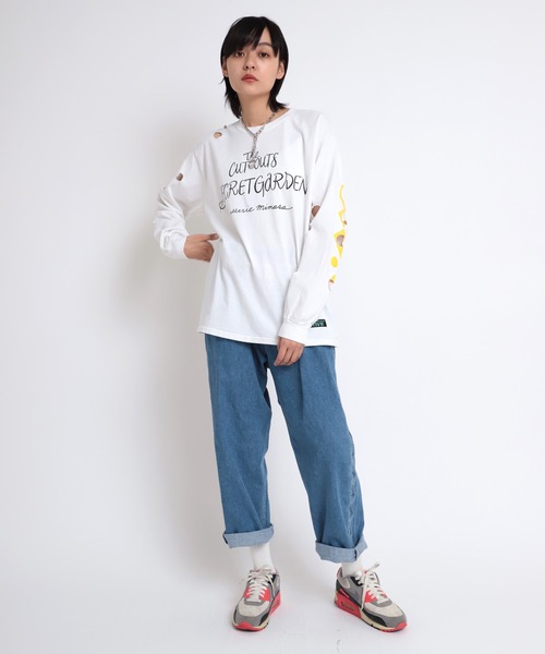 「RNA」 長(zhǎng)袖カットソー MEDIUM ベージュ レディース