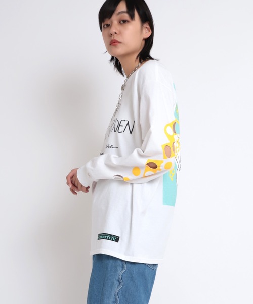「RNA」 長(zhǎng)袖カットソー MEDIUM ベージュ レディース