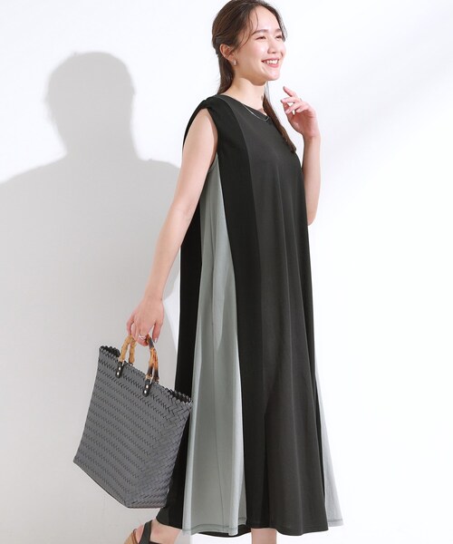 SHOO・LA・RUE（シューラルー） ワンピース 「S-LL/ひんやり」全身