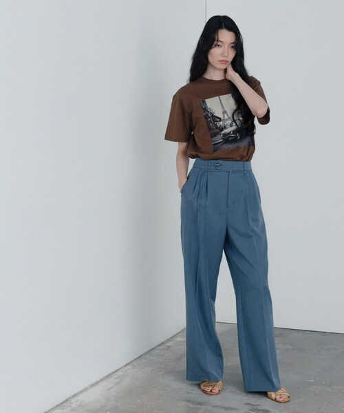 INDIVI GALLEST tシャツ 「Regency Works」PARIS CAR TEE