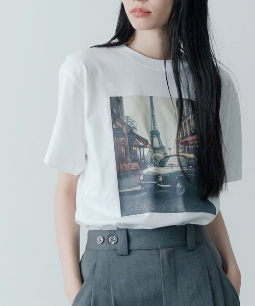 tシャツ 「Regency Works」PARIS CAR TEE レディース INDIVI GALLEST tシャツ 「Regency Works」PARIS CAR TEE