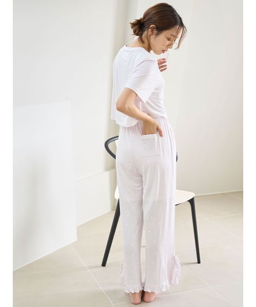 SNIDEL HOME パジャマ ルームウェア 「接触冷感」カットレーヨン