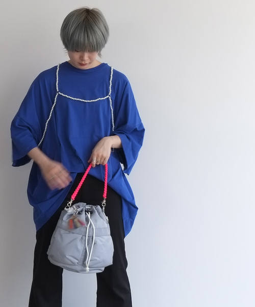 cheek ショルダーバッグ バッグ 「cheek」kinchakucode 2WAY コード