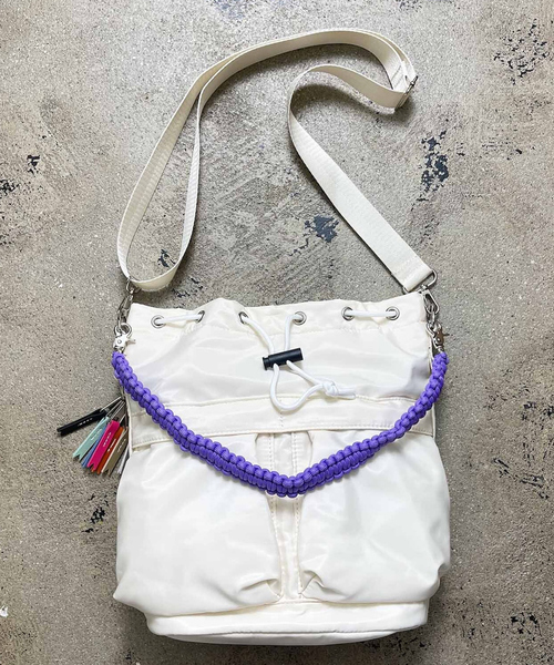 cheek ショルダーバッグ バッグ 「cheek」kinchakucode 2WAY コード