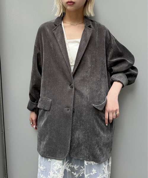 PILIT ジャケット テーラードジャケット コーデュロイ オーバー 