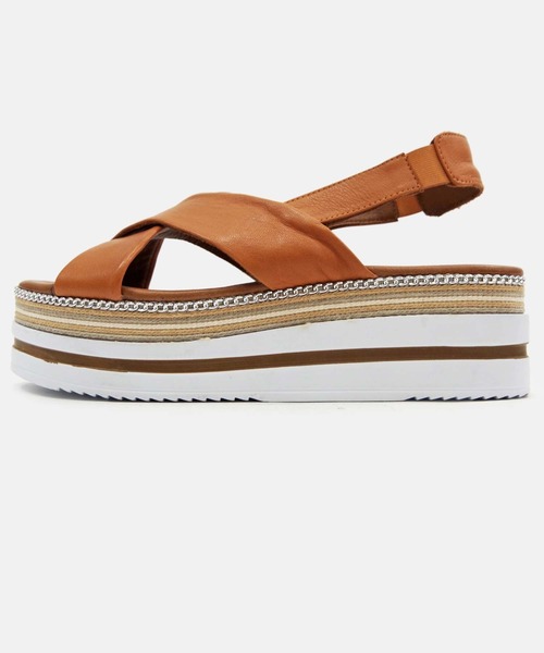 「BUENO」 フラットサンダル 39 スカイブルー レディース_画像9