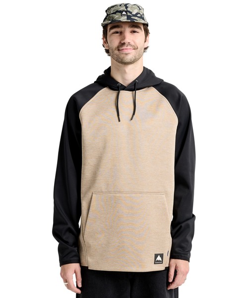 新品・未使用　BURTON　撥水フリースプルオーバーパーカー　モデル着用Mサイズ 新品・未使用 BURTON 撥水フリースプルオーバーパーカー モデル着用M