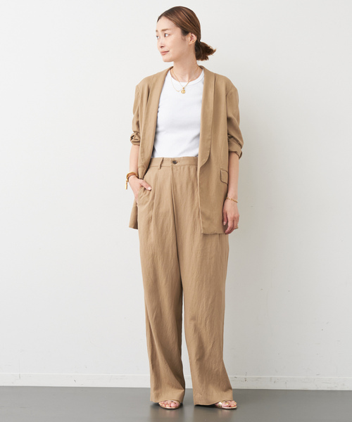 Deuxieme Classe」 パンツ 36 ベージュ レディース