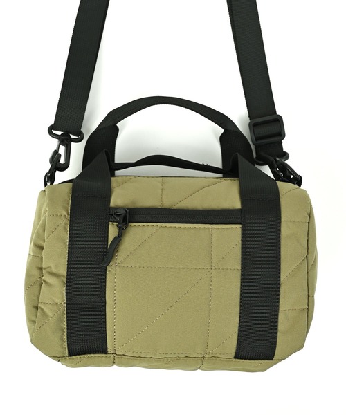 KiU（キウ） ボストンバッグ ショルダーバッグ スクエアパデッドミニ