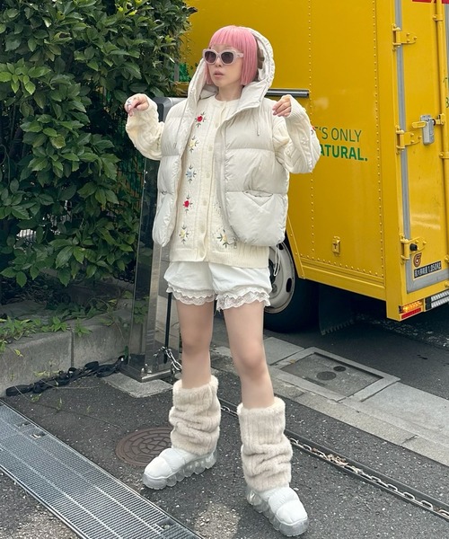 Alley Tokyo レッグウォーマー ファーレッグウォーマーロング