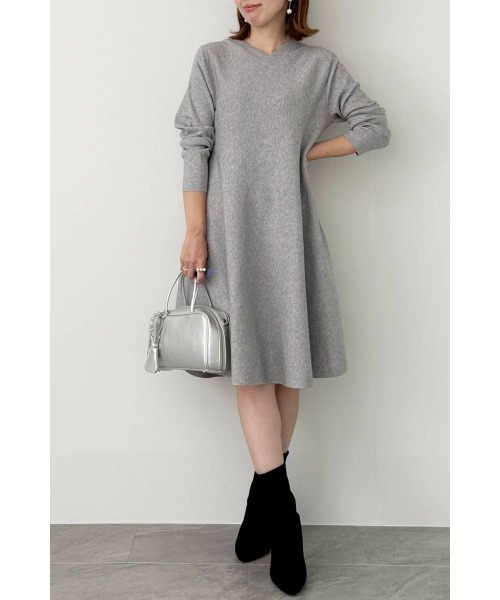M.deux（エムドゥ） ワンピース ○2wayフレアニットワンピース